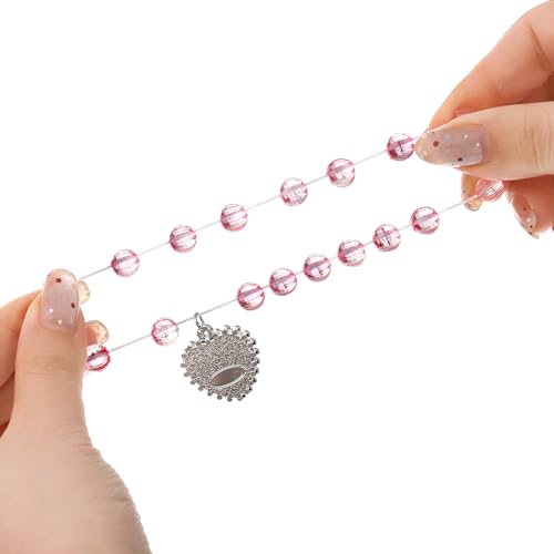 Coloch 7 Sets Dress up Jewelry, Jewelry Princess Pretend Toy with Bracelet, Necklace, Ring and Earrings, Cosplay Jewelry Set for Party3