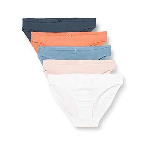 Petit Bateau Women's A05oe00230 Boy Short Panties, Saline + Brandy + Ducky + Rover + Marshmallow, M Cover