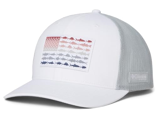 Image of Columbia PFG Fish Flag Mesh Snapback