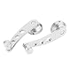 Fensterkurbeln, Kurbel, Qiilu Car Window Handle Riser, Universal Window Winder Glaskurbeln Aluminiumlegierung Riser Handle Car Refitting(Silber)