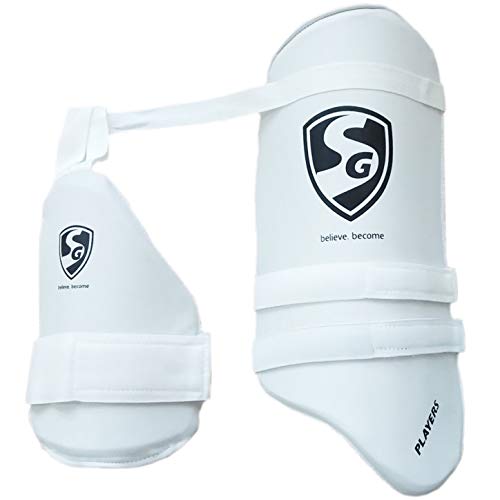 SG Players White Thigh Pads Junior RH (Combo) (B0843C31B1) Amazon Price History, Amazon Price Tracker