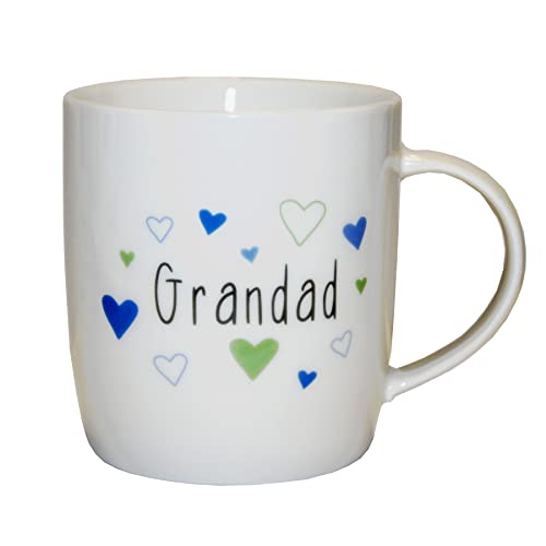 Bone China 12oz Mug Hugs and Kisses Gift Boxed Grandad
