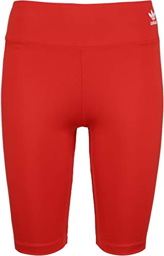 Adidas Biker Shorts, Leggings Sportivi Donna, Rosso (Lush Red/White), 42