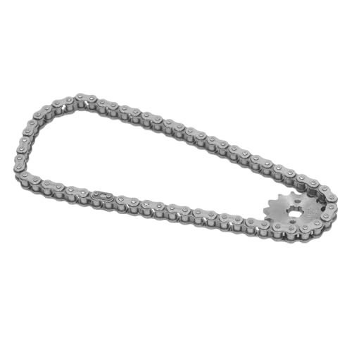 Chaine 60 maillons 428 avec pignon moteur 14T pour scooter et moto tout-terrain