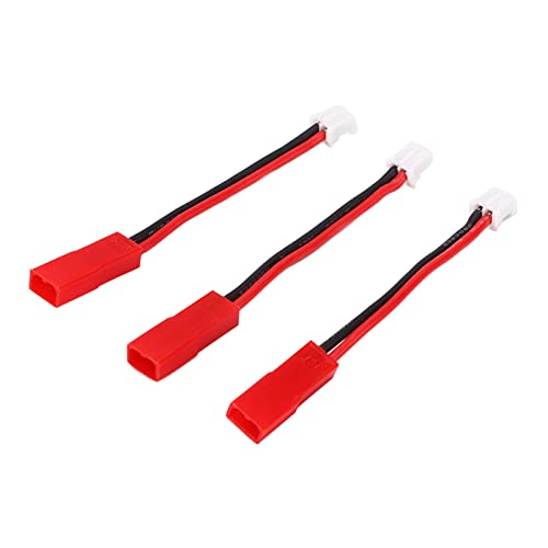 PH2.0 to JST Converter, 3Pcs Lipo Battery Adapter for RC Car Model, Durable Upgrade Part for 1/24 Scale Tracked Vehicle Enthusiasts, Hobbyists, and Model Builders
