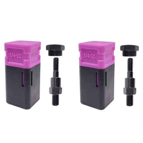 ZIOJOVK 2PCS Riveting nut Tool Replacement Mandrel, Metric and SAE Mandrel (1/4-20)