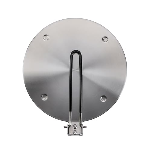 RoseFlower Adaptador Induccion, 20cm/7.87'' Placa Plegable de Conducción de Calor - Universal para Cocina de Inducción/Estufa de Gas, Hornillo Portátil, Moka Pot Placa Adaptadora de Inducción