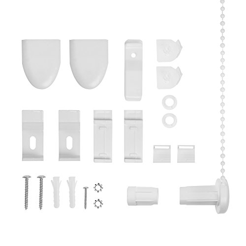 Lichtblick Klemmträger und Zubehör Montage-Set für Klemmfix Duo-Rollo KDR