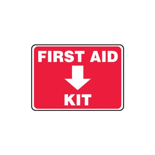 Panneau First Aid Kit Accuform Accu-Shield de 25,4x35,6 cm