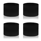 4 pcs Funeral Mourning Band, 1.96 x 11.81 Inch Black Elastic Arm Band, Adjustable Black Soccer Football Leader Armband, Team Sport Armbands Soccer Armbands for Basketball Volleyball
