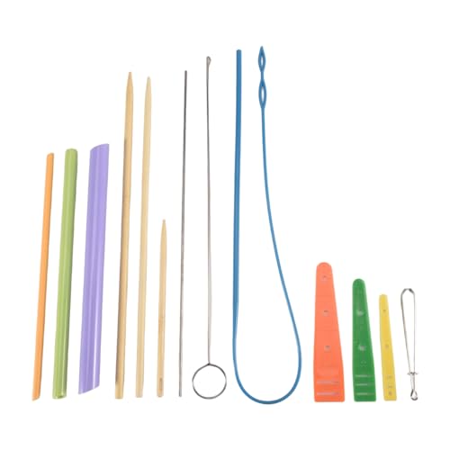 Quzenn Ensemble D'Outils de Retournement et D'Enfilage pour Tissus, Comprend des Outils de Retournement et D'Enfilage pour Cordon et Plastique+Métal