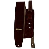Correia Alça Basso Custom Shop Couro Para Violão Guitarra Contra Baixo VT-L-CS-04