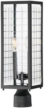 Maxim Lighting 30699CLBK Magnus - 2 Light Outdoor Post Mount-19.5 Inch Tall and 6 Inch Wide