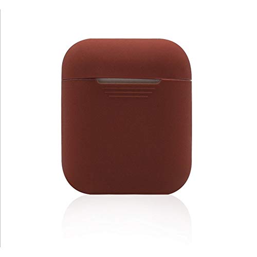 Preisvergleich Produktbild Fall airpodscover Kopfhörer headphonecase Silikon, tragbare Schutzhülle Creamon Silikon Hülle für AirPods Charging Case Soft Cover für Apple Airpods braun