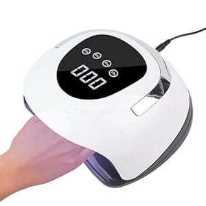 Nail Lamp 220W Quick Drying LED Nail Phototherapy Machine Intelligent Touch Screen Light (D Unified Size)