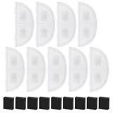 Besshepplo Trinkbrunnenfilter für HomeRunPet WF20 CF20 kabellose Pumpe Katzenbrunnen dreifach aktivierte Kokosnusskohle Baumwolle Mesh Vorfilterschwamm 3 Stück (9 + 9)