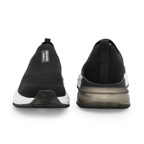 Image of Red Tape Men's Walking Shoes Black Round Toe Slipon