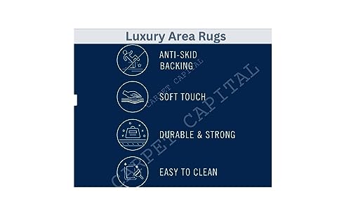 Image of Modern Texture Shag Area Rug Fluffy Microfiber 2inch Pile for Living Room, Bedroom(6x8feet,Beige17)