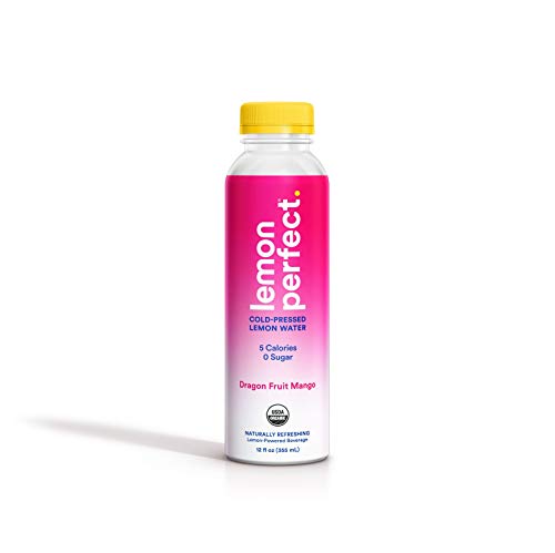 Lemon Perfect, Organic Cold-Pressed Lemon Water, Dragon Fruit Mango, Full of Flavor, Hydrating