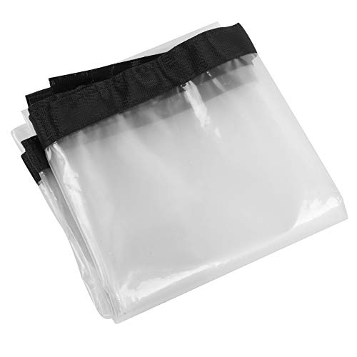 Lona de Lluvia de 1m X 2m, Cubierta Transparente, Vela de Sombra, Cubierta de Plantas Suculentas para Bonsái de Jardín, Refugio para Muebles de Jardín y Coches