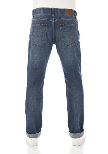 Lee Heren Jeans Extreme Motion - Straight Fit - Zwart - Zwart W29-W48 97% Katoen Stretch - Image 3