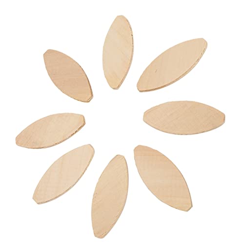 100Pcs Wood Joining Biscuits Beech Wood Board Docking Tool (20#)