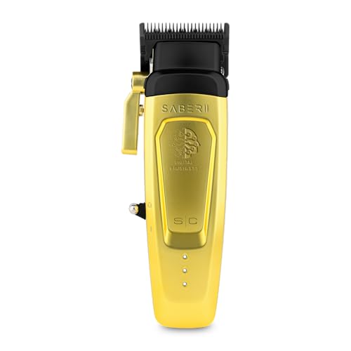 StyleCraft Saber and Saber II Professional Full Metal Body High-Torque Digital Brushless Motor Cordless Hair Clipper