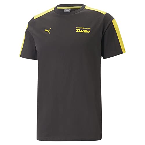PUMA Camiseta Porsche Legacy MT7 Hombre L Black Lemon Chrome Yellow