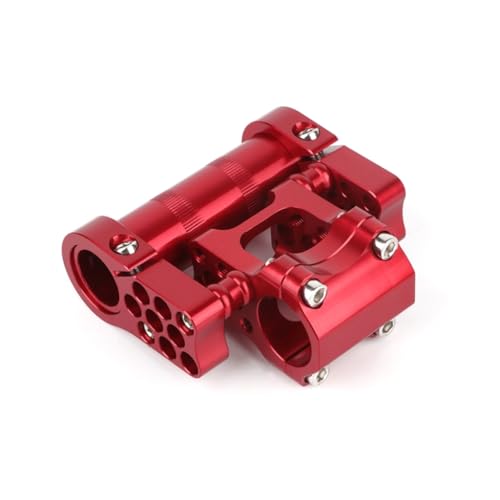 折りたたみ自転車多孔ステムアルミ合金調節可能な自転車ダブルステム交換ハンドルバー多孔ステム使いやすい