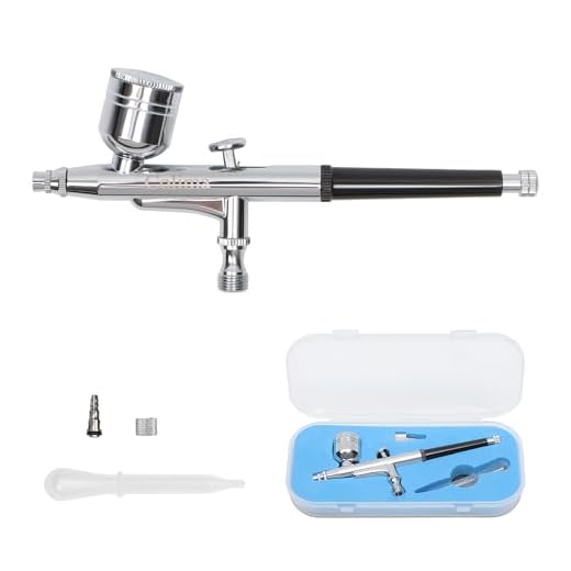 Colima Airbrush Gun Kit Dual-Action Gravity Feed Airbrush with 0.3mm Tip