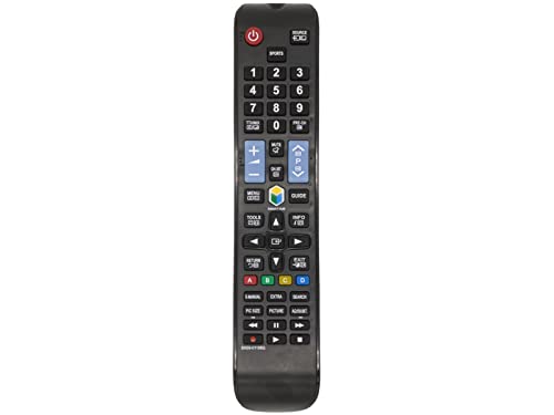 azurano Télécommande de Remplacement Universelle | Compatible avec SAMSUNG BN59-01198Q, BN5901198Q | Téléviseur Projecteur Télécommande HiFi | UA32J5500, UA32J5500AK, UA-32J5500AK, UA32J5500AS, UA-32J