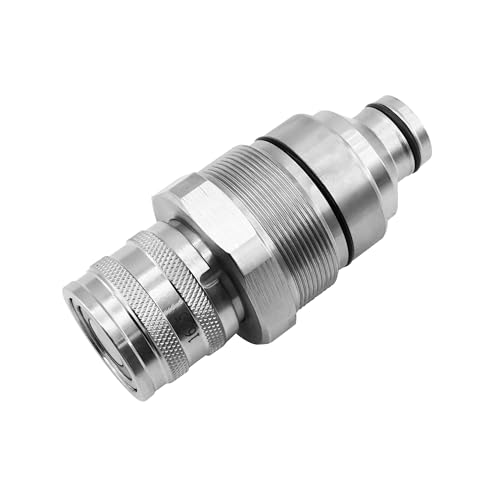 Image of Female Flat Face Quick Coupler V1311-77150 Compatible with Kubota SSV65 SVL75-2 SVL95-2S