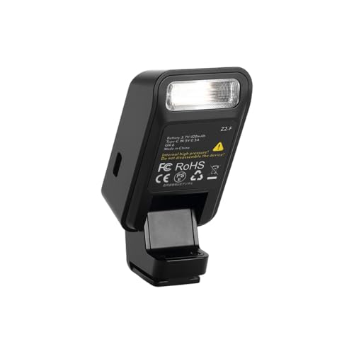 Flash de cámara TTL plegable Naroote Z2, batería integrada para 700 disparos 5