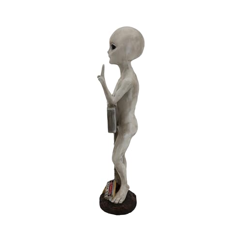 Estatua Alien de Resina con Letrero Bienvenida miniatura 5
