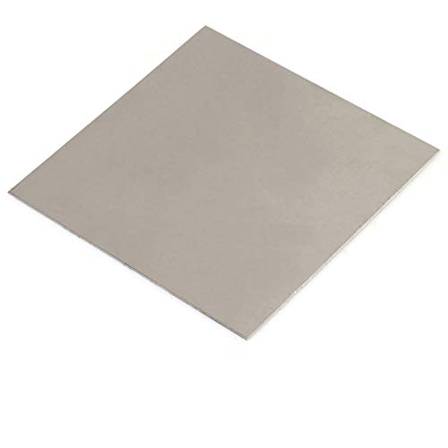 Yodaoke 0.5MM X 8" X 8" Titanium Plate Ti Titan Tc4 Gr5 Plate Sheet Foil cover