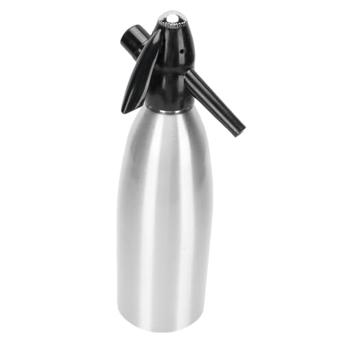 Generic Máquina Portátil para Hacer Refrescos, Máquina de Agua Carbonatada de 1 Litro, para Hacer Agua con Gas, Ideal para el Hogar, Bar, Cocina y Uso en Exteriores, Plástico de Aluminio