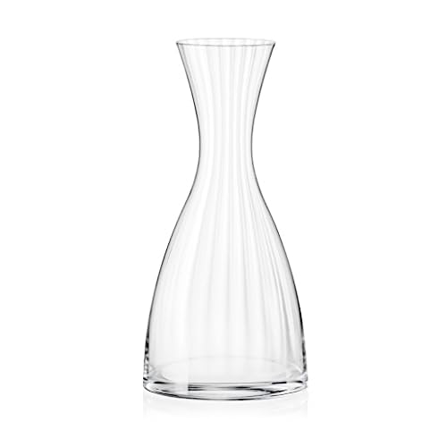 Wine Carafe Mirage | Crystal Glass Wine Decanter | Also Great for Cocktails, Pimms, Juice and Water - 1200ml