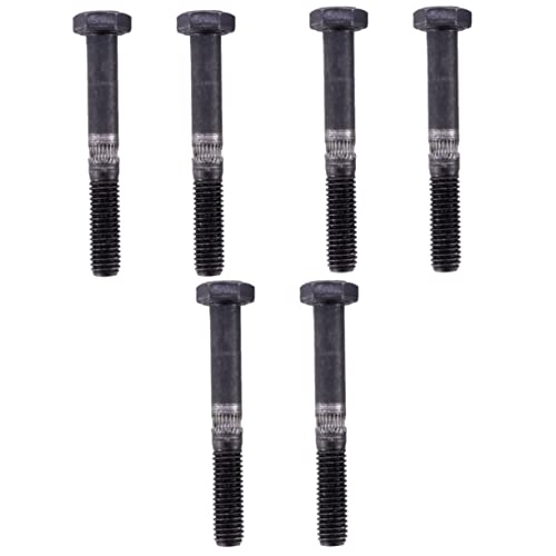 Baluue 6pcs Extruder Screw for Printer Parts Assembly Extruder Hobbed Bolt Compatible Reprap Printer Wire Cutter Shaft