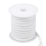 BENECREAT 15.24 m Doppelkederkordel 8mm Doppelte Polyesterpaspel Polsterpaspelbesatz Zum Nähen Kissen Schonbezüge Und DIY Dekor (Weiß)