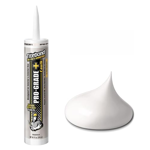 Titebond 10.1 Oz. Pro-Grade Plus 8471 Siliconized Acrylic Water-Based Caulk - Antique White
