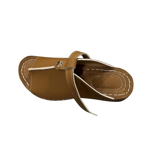 Sandales d'été femme finis les pieds fatigués grâce à la semelle plate