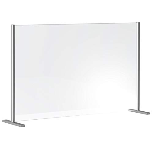 Novellini BeSafe Wall V3 Mamparas Para Oficinas De Vidrio Transparente 6mm Mampara Mostrador Mamparas Proteccion Mostrador Mampara Protectora Mostrador Mampara Proteccion Mostrador Pantalla Mostrador