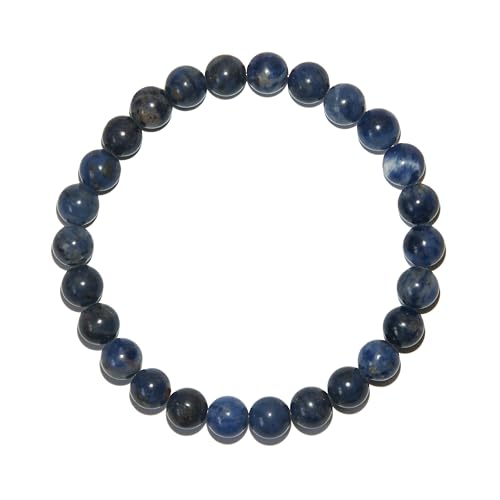 BANANE LAB Blue Sodalite Beaded Bracelet with...