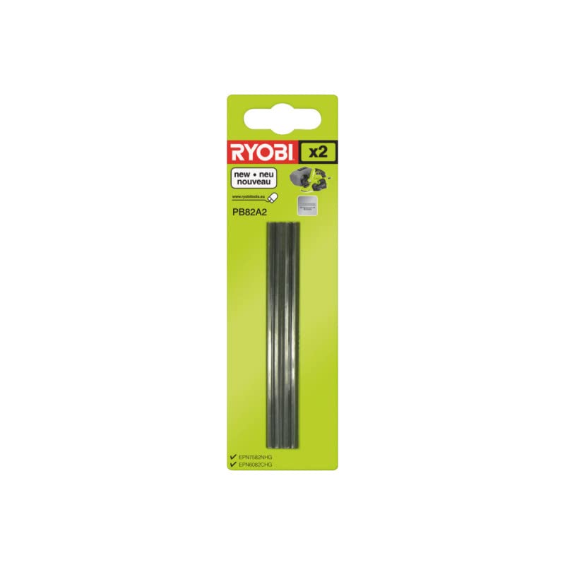 Pack RYOBI - Rabot R18PL-0-18V One+ - 82mm - sans batterie ni chargeur - Jeu de 2 fers jetables carbure PB82A2