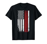 Drum sticks on a vintage American flag T-shirt for Drummers