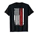 Drum sticks on a vintage American flag T-shirt for Drummers