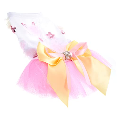 Ipetboom 3Pcs Dog Princess Dress Candy Costume Dresses For Summer Polyester Polka Dot Xs #TOP4