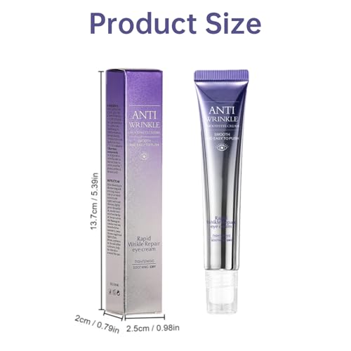 Ninnyi Eye Cream Anti Aging with Rolling Ball, Under Eye Repair Cream for Wrinkles, Puffy Eyes, Lines, Dark Circles(20g) - Image 3