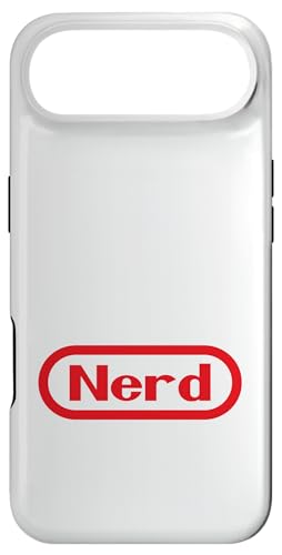 Funny Videogamer Pun. NERD Text Retro Video Game �X�}�z�P�[�X iPhone Air �p