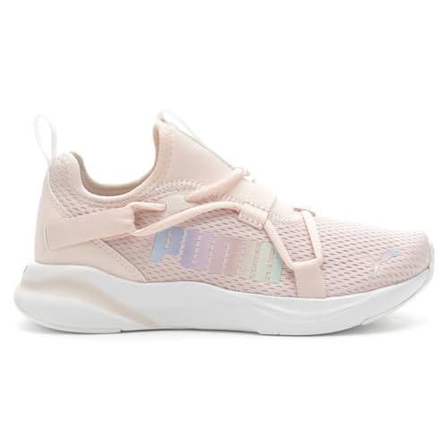 PUMA PUMA Softride Rift Slip-On Pop Jr Girls' Youth Sneaker 5 M US Big Kid Pink-White-Rainbow